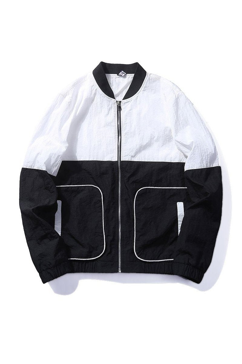 Giacca a Vento Mono Colourblock